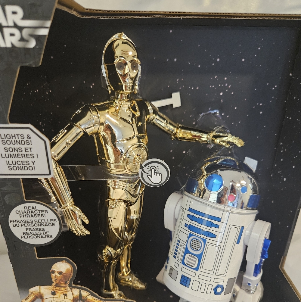 New Star Wars Power Force C-3PO and R2-D2 Action Figures